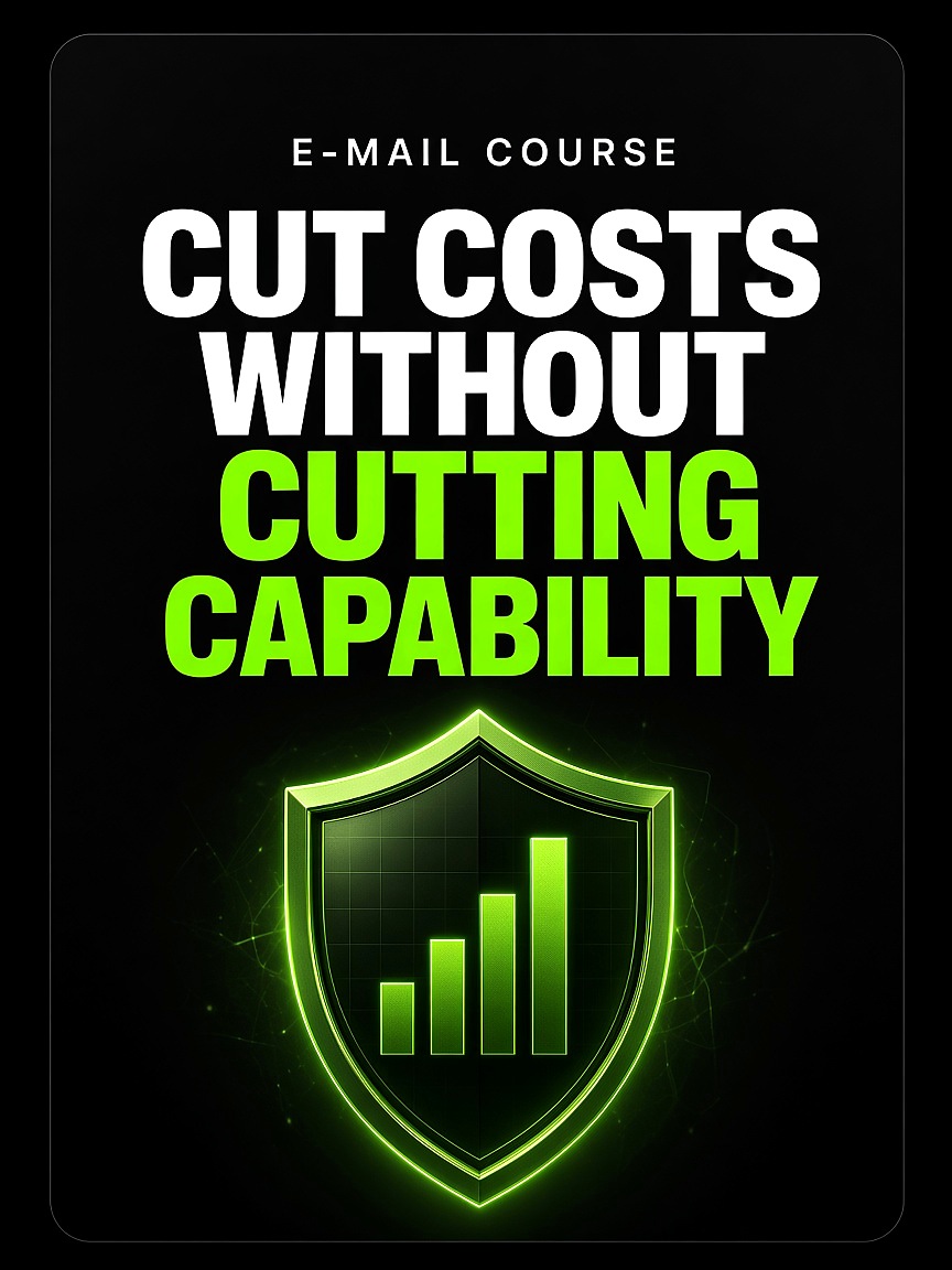 CUT COSTS WITHOUT CUTTING CAPABILITY