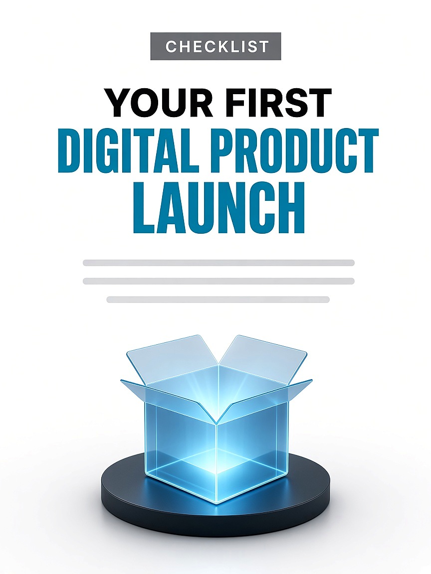 YOUR FIRST DIGITAL PRODUCT LAUNCH